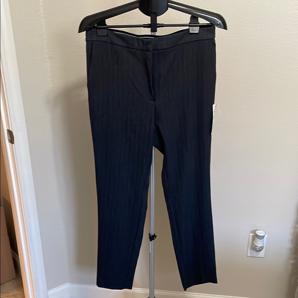 NWT Zara Basic Collection Navy Pants - Picture 3 of 11